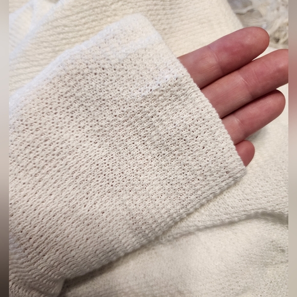 Eileen Fisher Women's White Cardigan Sweater - Picture 6 of 8